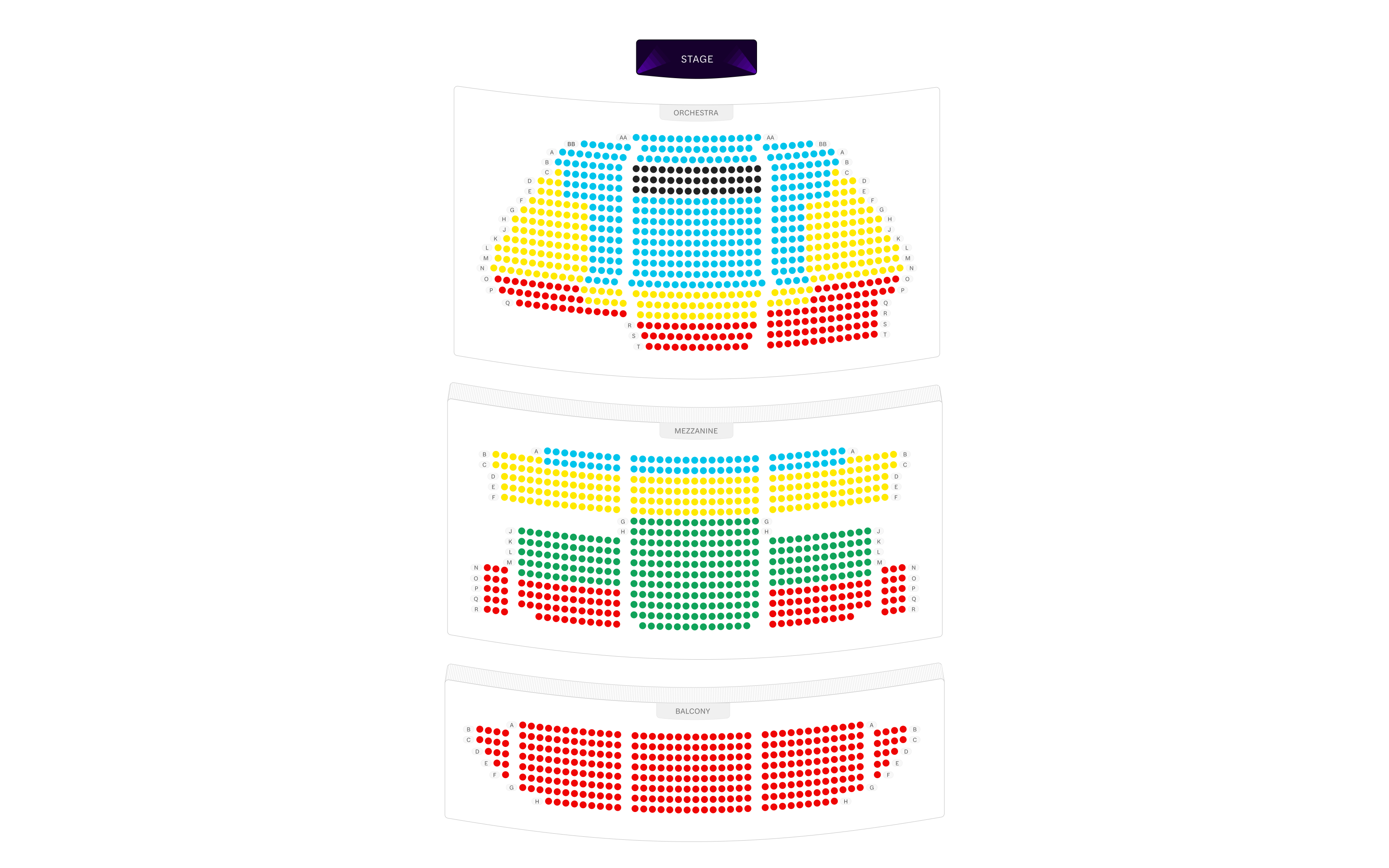 St. James Theatre Seating Chart New York
